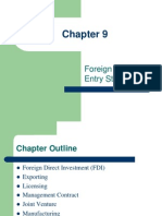 Foreign Market Entry Strategies