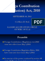 Foreign Contribution (Regulation) Act, 2010