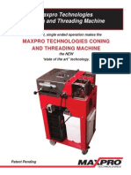 Coning and Threading Machine