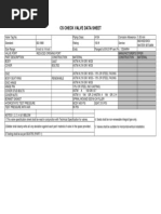 Check Valve Data Sheet