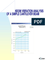 Random Vibration in Patran and Classical Approach