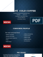 Consumption Journal Presentation Nescafé Cold Coffee (Muhammad Asad Bin Faruq)