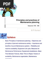 01 Principles and Practices of Maintenance Planning