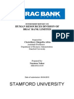 Stamford University: Human Resources Division of Brac Bank Limited