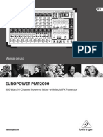 Europower PMP2000 Manual Beringher