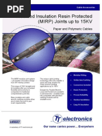 Moulded Insulation Resin Protected (MIRP) Joints Up To 15KV: Paper and Polymeric Cables