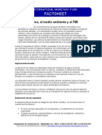 El Clima, El Medio Ambiente y El FMI