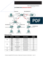 Lab 5.5.1: Basic Access Control Lists: (Instructor Version)