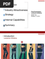 Lululemon Competitive Advantage