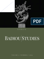 Badiou Studies 3-1 Ethics Ebook