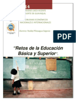 Ensayo - Retos de La Educacion