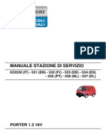 Workshop Manual - PORTER 1.3 16V - Workshop