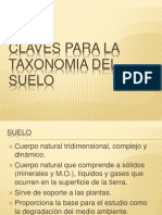 Claves para La Taxonomia Del Suelo