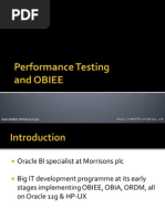 Performance Testing Obiee