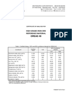 Oreas 40: High Grade Iron Ore Reference Material