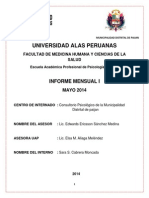 Informe Internado Mes 1