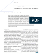 Neem Gum As A Binder in A Formulated Paracetamol Tablet With Reference To Acacia Gum BP