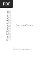 Darshan Chande: Reflections