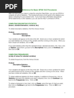 SPSS Brief Guide