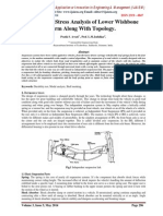 Modal and Stress Analysis of Lower Wishbone Arm Along With Topology