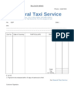 Raj Tour & Travels Reciept Format