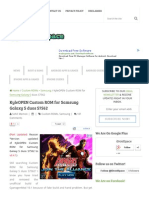 KyleOPEN Custom ROM For Samsung Galaxy S Duos S7562