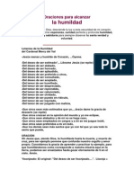 Oraciones para Alcanzar La Humildad