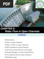 Water Flow in Open Channels