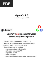 OpenCV3 Transparent API