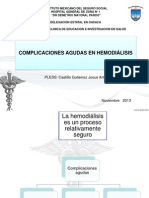 Complicaciones Agudas de La Hemodialisis