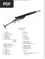 Chertezhi Pistoleta-Pulemeta STEN STEN MkII