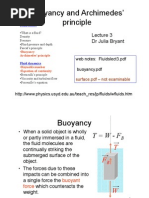 Fluids Buoyancy Lecture 3