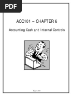 Accounting Cash Internal Controls