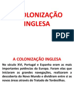 A Colonização Inglesa