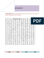 UNIT 2 Computer Applications: WORD SEARCH: There Are 20 Verbs Past Participle in This Table. Can You Find Them All