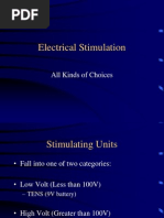 Electrical Stimulation: All Kinds of Choices