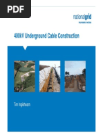 National Grid Underground Cable Construction Presentation FINAL