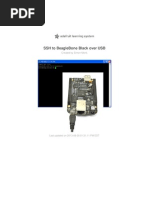 SSH To Beaglebone Black Over Usb PDF