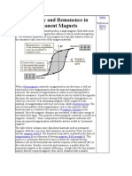 Coercivity and Remanence in Permanent Magnets