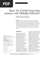 Does Tai Chi/Qi Gong Help Patients With Multiple Sclerosis?: N. Mills, J. Allen, S. Carey Morgan