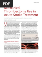 Thrombectomy in Acute Stroke