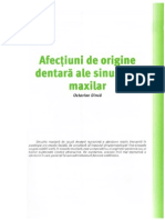 Afectiuni de Origine Dentara Ale Sinusului Maxilar