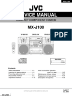 Audio JVC MX-J100 Manual PDF