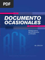 Multiplicadores de La Produccion y El Empleo