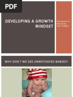 Developing Growth Mindset