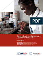 Human Resources Management Assessment Approach