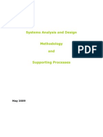 Systems Analysis and Design Methodology and Supporting Processes