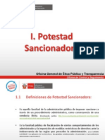 I. Potestad Sancionadora