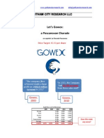 Let's Gowex: La Charada Pescanova (A Pescanovan Charade)