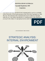 Strategic Management Internal Environment Analysis DJC Version